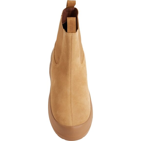 NEW MOON BOOTS Luna Chelsea Boots - Suede in tan unisex 1025 13s7 - Picture 3 of 10